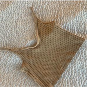 Nude crop top from Zara size S